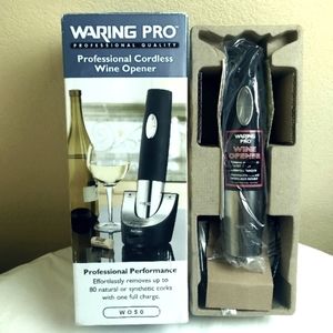 NEW Waring Professional Cordless Wine Opener